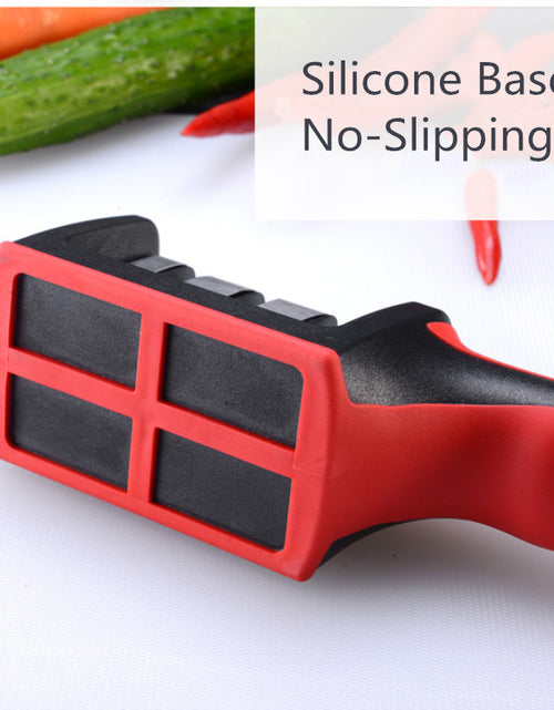 Load image into Gallery viewer, Professional Knife Sharpener Kitchen Sharpening Stone Whetstone Tungsten Steel Diamond Ceramic Kitchen Knifes Accessories
