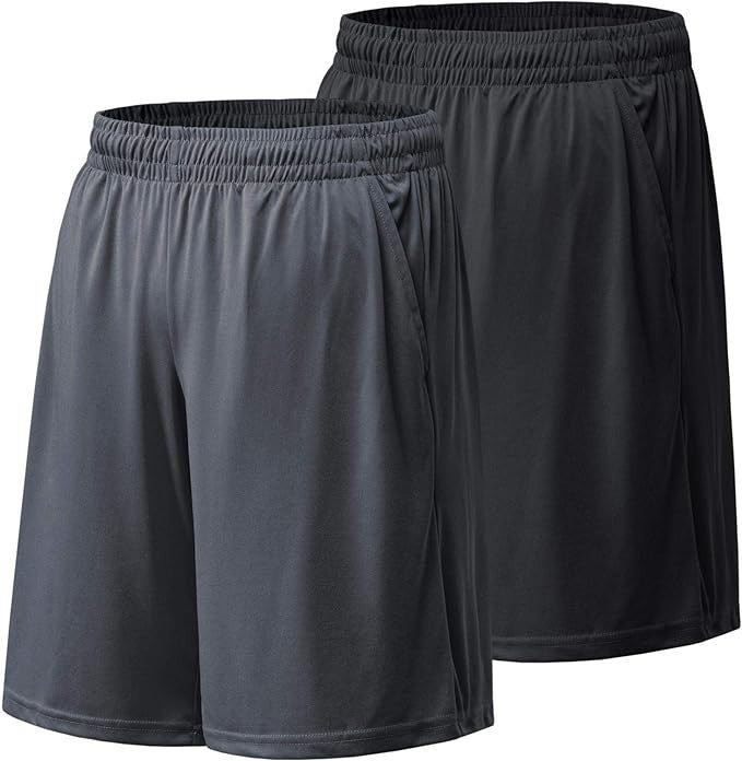 Men's Athletic Shorts Elastic With Pockets