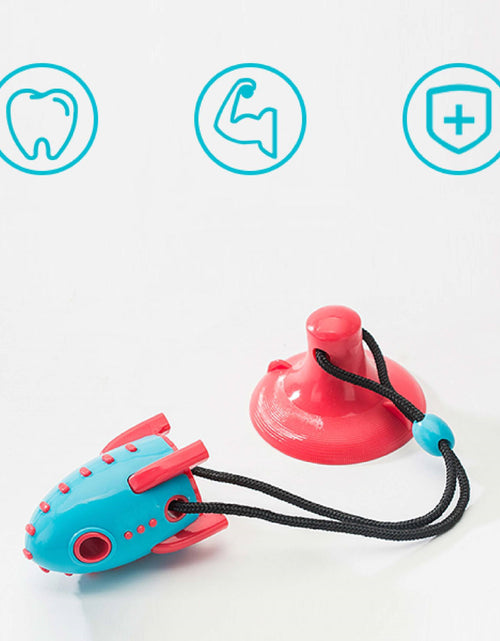 Load image into Gallery viewer, Rocket Dog Toys Leaking Food Dog Bite Toys Bite-resistant Pet Toys
