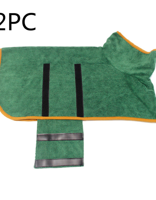 Load image into Gallery viewer, Absorbent Pet Bathrobe With Waist-wrapped Microfiber
