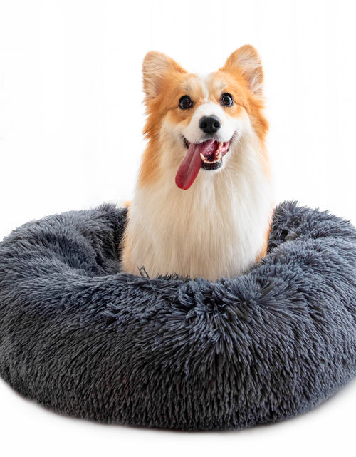 Load image into Gallery viewer, Dog Beds For Small Dogs Round Plush Cat Litter Kennel Pet Nest Mat Puppy Beds
