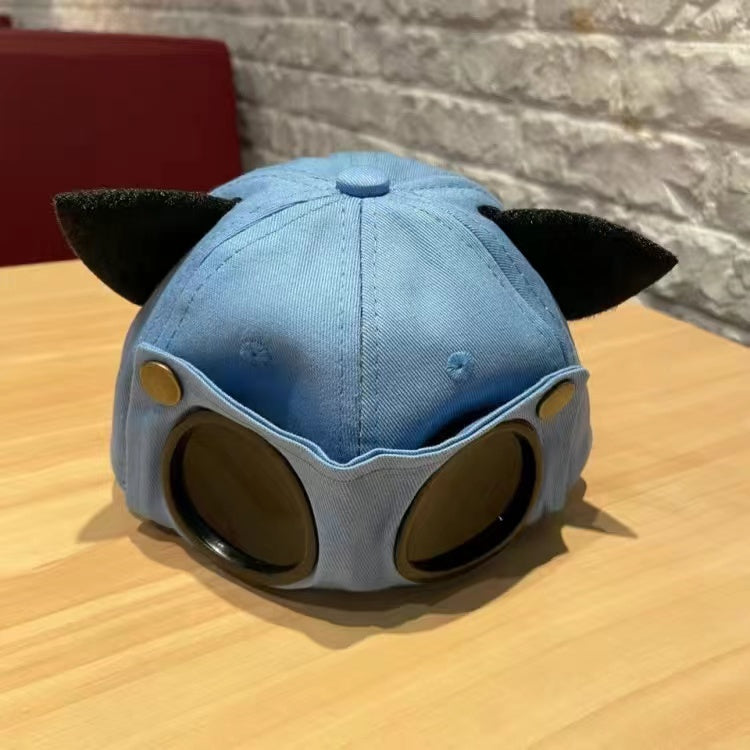 Mars Cartoon Pilot Hat With Sunglasses