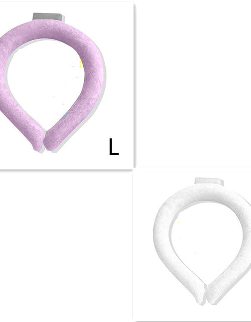 Load image into Gallery viewer, Neck Cooling Ring Ice Cushion Tube Heatstroke Prevention Cooling Tube Ice Reusable Neck Cooler Summer Equipments
