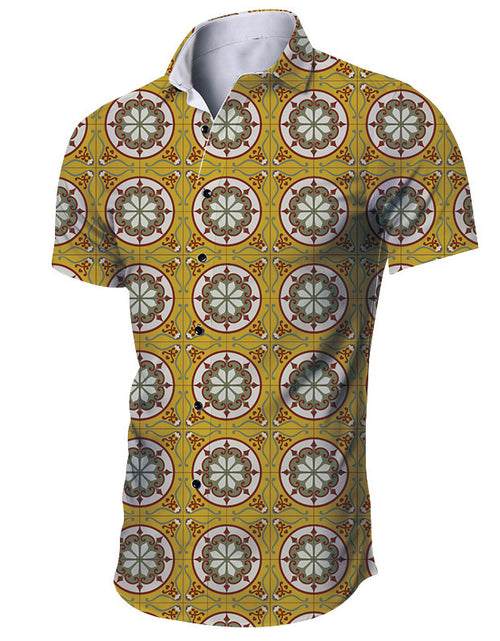 Load image into Gallery viewer, Digital Printed Lapel Shirt For Men
