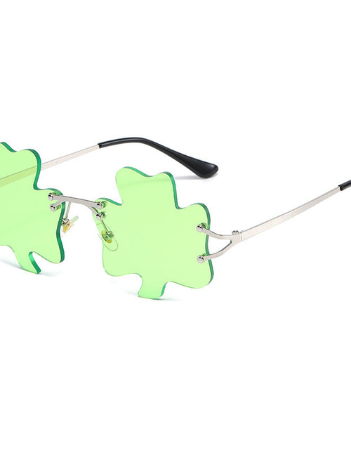 Load image into Gallery viewer, Green Sprite Four-leaf Sunglasses
