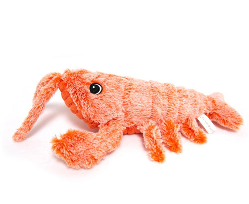 Load image into Gallery viewer, Pet Toys Electric Jumping Shrimp USB Charging Simulation Lobster Funny Cat Plush Pets Toy
