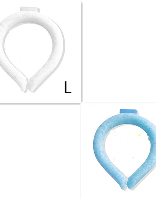 Load image into Gallery viewer, Neck Cooling Ring Ice Cushion Tube Heatstroke Prevention Cooling Tube Ice Reusable Neck Cooler Summer Equipments
