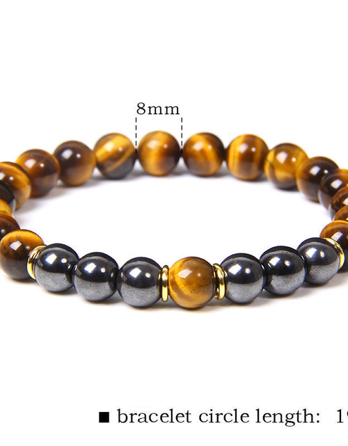 Load image into Gallery viewer, Tiger Eye Stone Bracelet Natural Stone Bracelet
