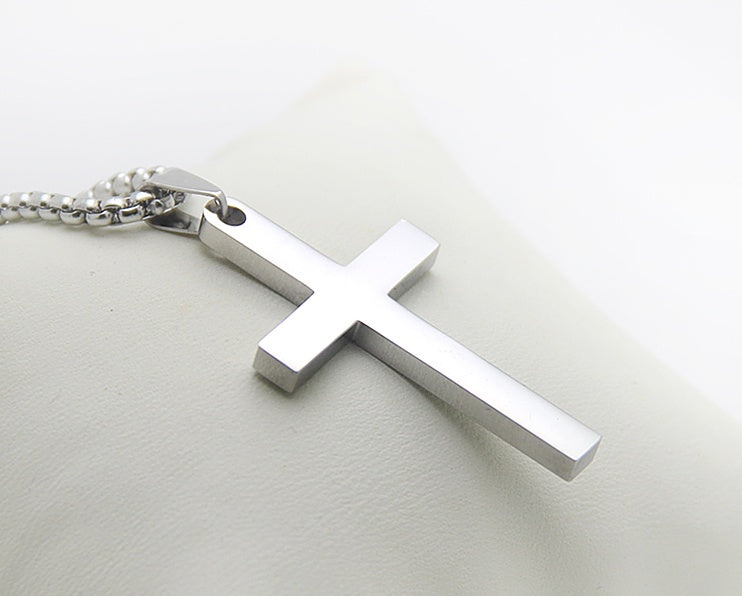 Simple cross necklace