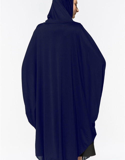 Load image into Gallery viewer, New muslim worship service bat robe with hijab
