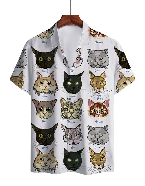 Load image into Gallery viewer, Digital Printed Lapel Shirt For Men
