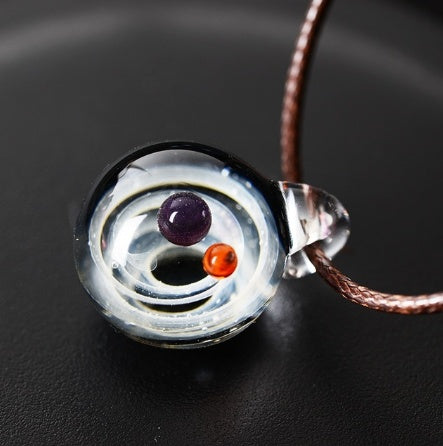 Load image into Gallery viewer, Cosmic Nebula Pendant Necklace
