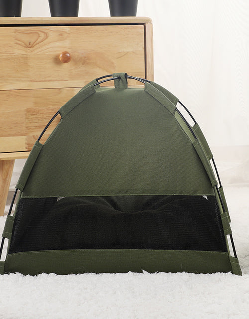 Load image into Gallery viewer, Cat Tent Cooling Mat  Dog House Pet Sofa Camping Dog Bed With Cushion For Dog Kennel Indoor Cat Nest Cat Bed Pets Products
