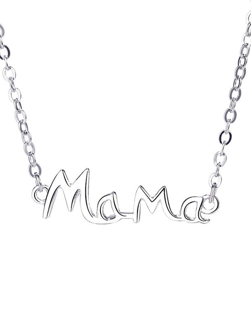 Load image into Gallery viewer, Mother&#39;s Day Gift S925 Sterling Silver English Letter MaMa Necklace Mother Fashion
