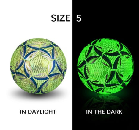 Load image into Gallery viewer, Luminate Soccer Practice Football Glowing Training Ball
