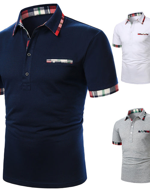 Load image into Gallery viewer, Men Polo Men Shirt Short Sleeve Polo Shirt
