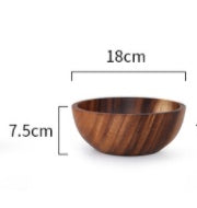 Load image into Gallery viewer, Acacia wooden bowl wooden tableware
