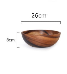 Load image into Gallery viewer, Acacia wooden bowl wooden tableware
