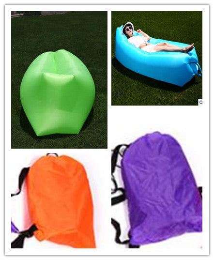 Load image into Gallery viewer, Inflatable Sofa Lazy Bag Camping Air Bed Lounger
