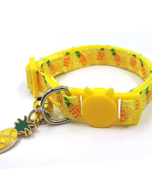 Load image into Gallery viewer, Pet Print Bell Cat Collar Cat Strap
