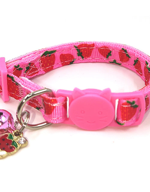 Load image into Gallery viewer, Pet Print Bell Cat Collar Cat Strap
