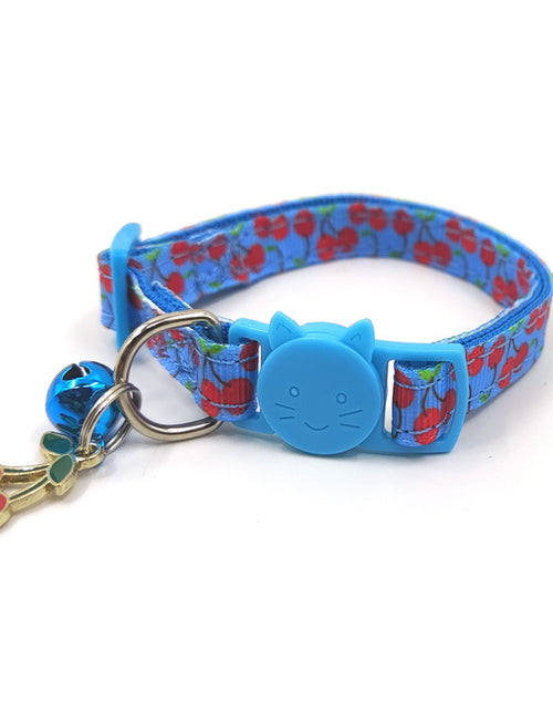 Load image into Gallery viewer, Pet Print Bell Cat Collar Cat Strap
