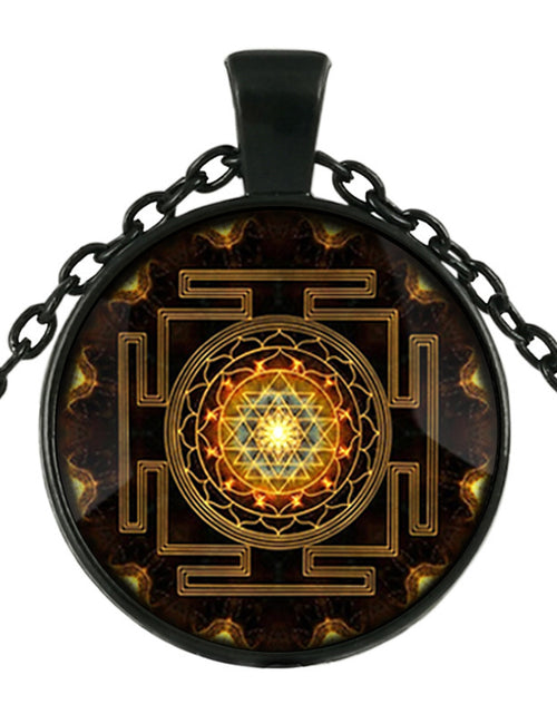 Load image into Gallery viewer, Sacred Sri Lanka Yantra Time Gem Pendant Necklace
