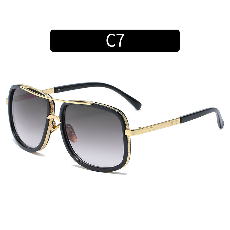 European And American Big Frame Trendy Sunglasses