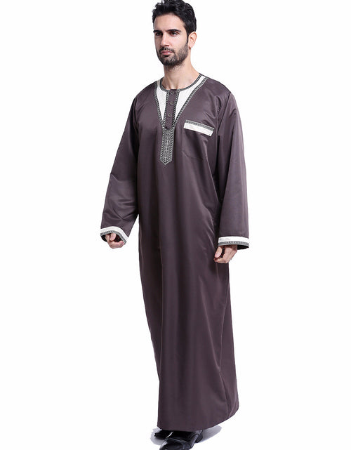 Load image into Gallery viewer, Muslim Arab Middle Eastern Men&#39;s Robe
