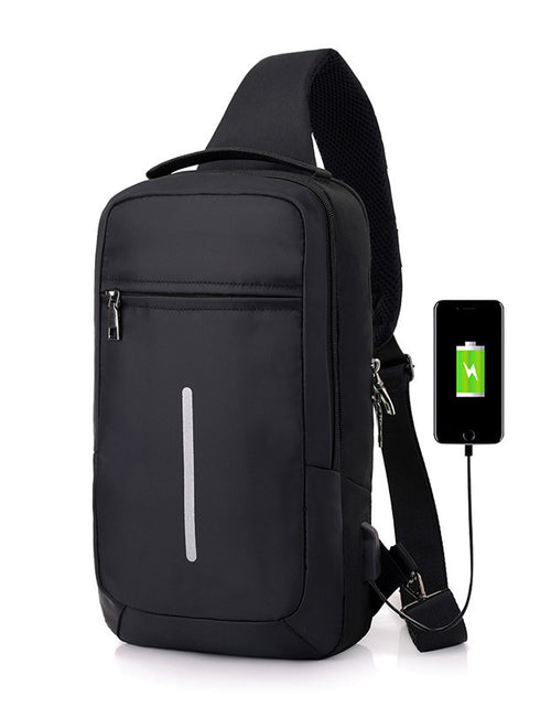 Load image into Gallery viewer, Anti-theft USB charging chest bag with you
