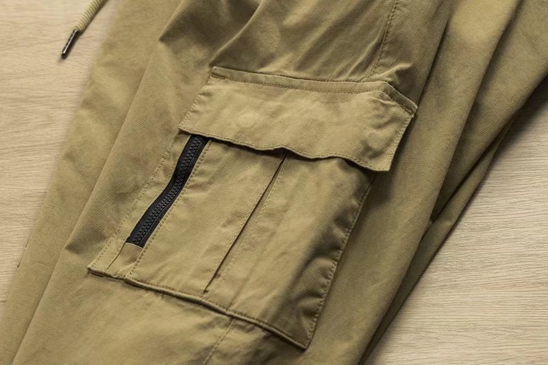 Fall Casual Pants Loose Tappered Pocket Men