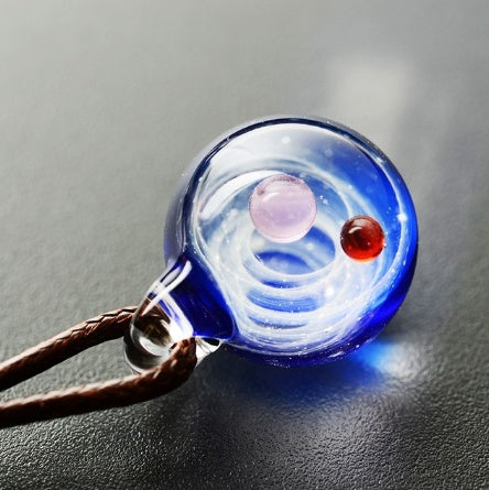 Load image into Gallery viewer, Cosmic Nebula Pendant Necklace
