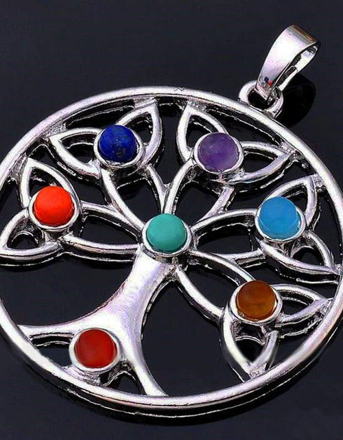 Load image into Gallery viewer, Chakra Balancing Pendant - 7 Reiki Symbols for Harmony &amp; Wellness
