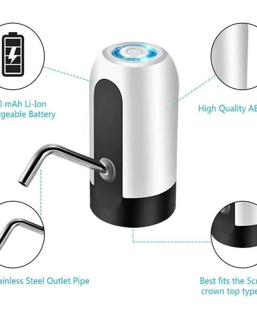 Load image into Gallery viewer, Water Bottle Electric Automatic Universal Dispenser 5 Gallon USB USB Water Dispenser Automatic Drinking Water Bottle
