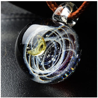 Load image into Gallery viewer, Cosmic Nebula Pendant Necklace
