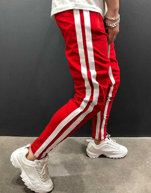 Load image into Gallery viewer, Men Sports Zipper Casual Pants
