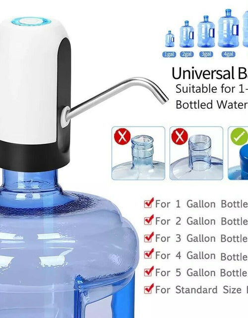 Load image into Gallery viewer, Water Bottle Electric Automatic Universal Dispenser 5 Gallon USB USB Water Dispenser Automatic Drinking Water Bottle
