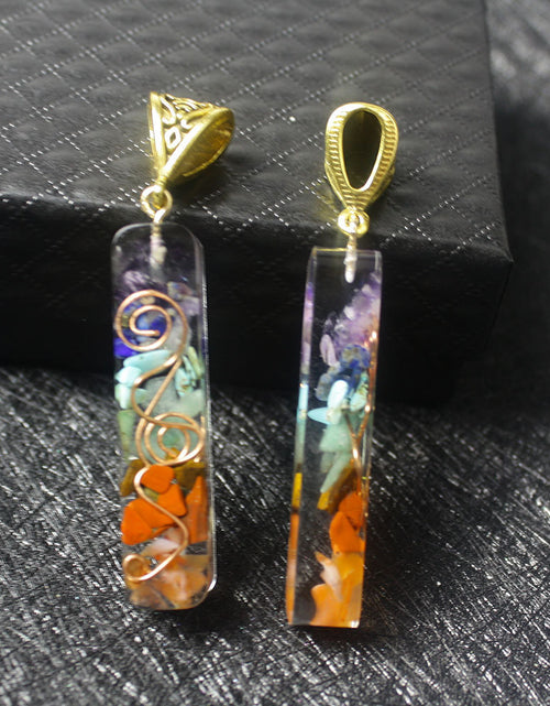 Load image into Gallery viewer, Gravel Seven Chakra Spirit Pendant
