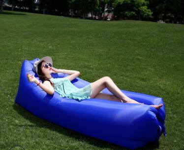 Load image into Gallery viewer, Inflatable Sofa Lazy Bag Camping Air Bed Lounger
