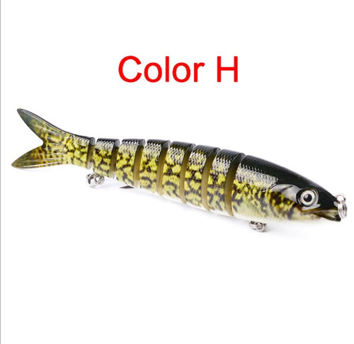 Load image into Gallery viewer, Pike Fishing Lures Artificial Multi Jointed Sections Hard Bait Trolling Pike Carp Fishing Tools
