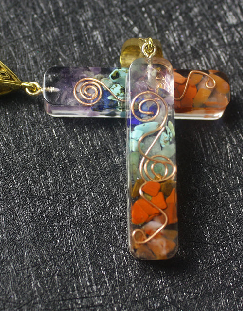 Load image into Gallery viewer, Gravel Seven Chakra Spirit Pendant
