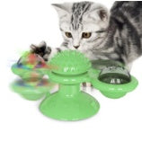 Load image into Gallery viewer, Cat Rotating Windmill Multi-Function Toys Itch Scratching Device Teeth Shining Toy
