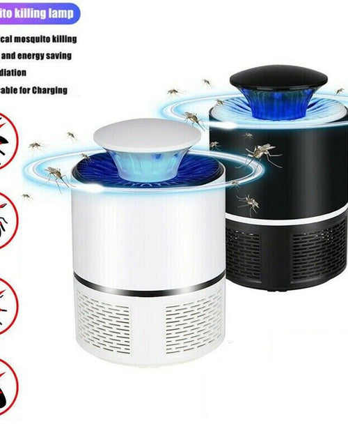 Load image into Gallery viewer, Electric UV Mosquito Killer Lamp Outdoor Indoor Fly Bug Insect Zapper Trap USB
