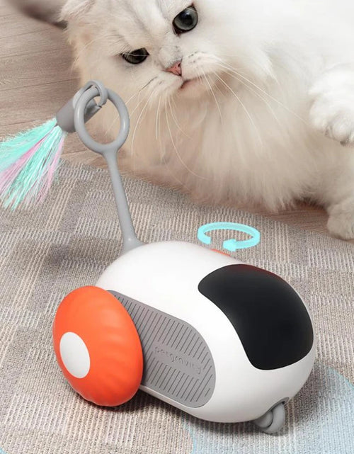 Load image into Gallery viewer, Remote Control Interactive Cat Car Toy USB Charging Chasing Automatic Self-moving Remote Smart Control Car Interactive Cat Toy Pet Products
