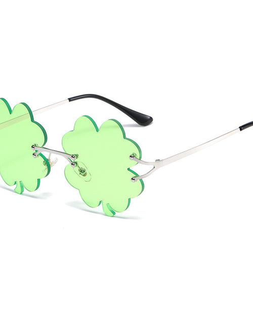 Load image into Gallery viewer, Green Sprite Four-leaf Sunglasses
