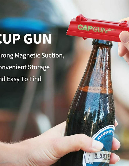 Load image into Gallery viewer, Cap Gun Beer Opener Drink Bottle Opener Launcher Shooter Game For Family Bar
