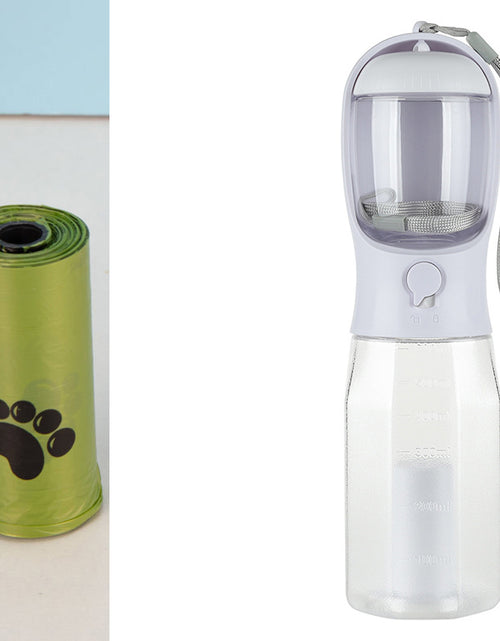 Load image into Gallery viewer, Portable Cat Dog Water Bottle Food Feeder Drinker Poop Dispenser 3 In 1 Leak-proof Multifunctional Dog Water Bottle Pet Products
