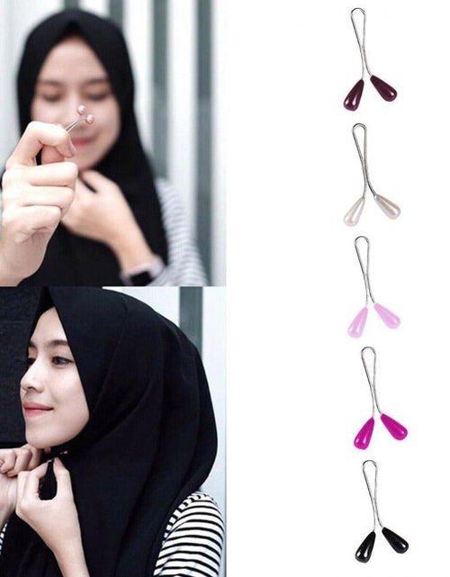 Load image into Gallery viewer, Ethnic Clothing Clothing Accessories Women&#39;s Hijab Pearl Clip
