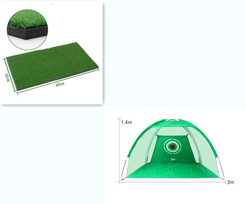 Load image into Gallery viewer, Golf Practice Net Tent Golf Hitting Cage Garden Grassland Practice Tent Golf Training Equipment Mesh Outdoor
