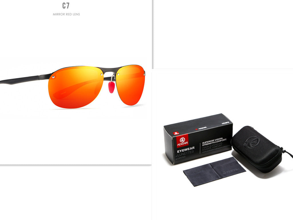 Polarized Sunglasses TR90 Outdoor Frameless